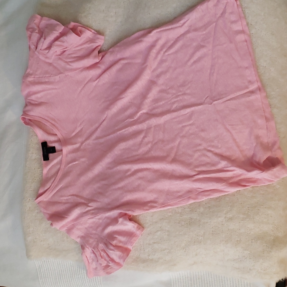 J. Crew Linen T-Shirt xs